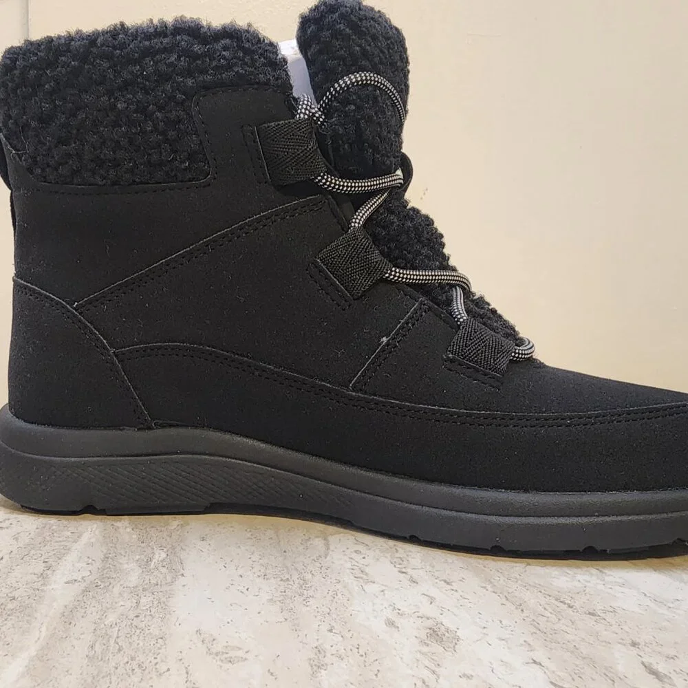 JBU Womens Freeze Round Toe B Black 8M- A025 - Picture 5 of 12
